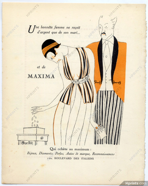 Maxima (Jewels) 1914 Charles Martin Gazette du Bon Ton