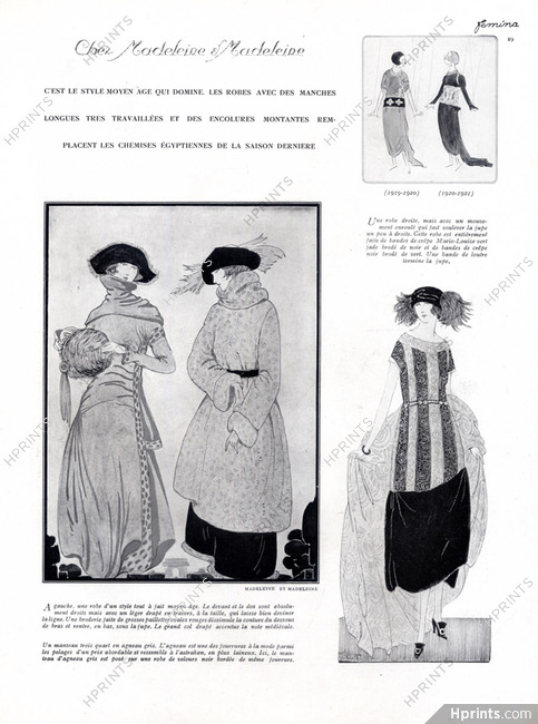 Madeleine & Madeleine (Couture) 1920 Evening Dresses