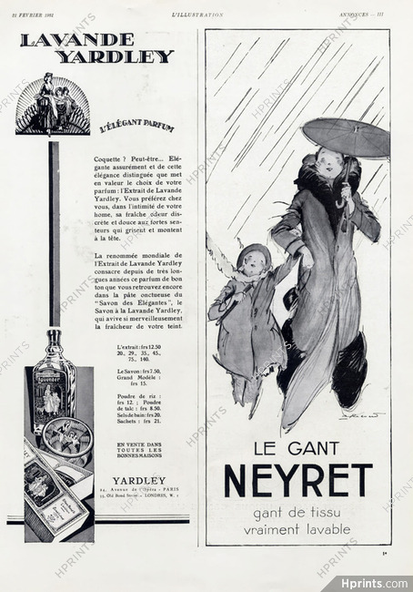 Neyret (Gloves) 1931 André Pécoud Children, Kids Umbrella