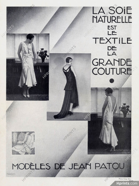 Jean Patou 1926 Photo Luigi Diaz Evening Gown