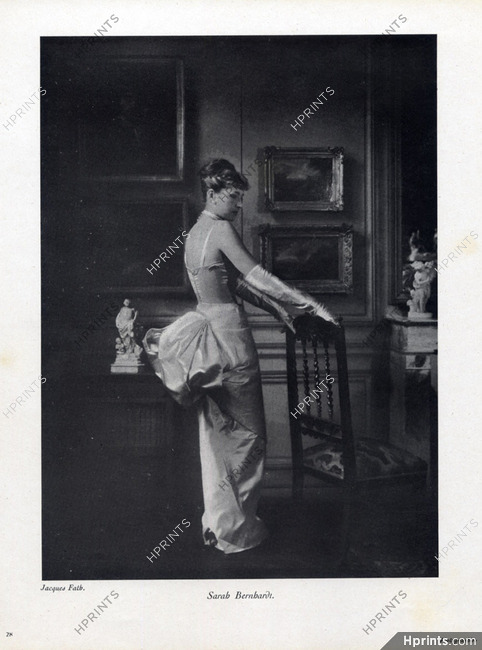 Jacques Fath 1948 "Style Sarah Bernhardt", Photo Laure Albin Guillot