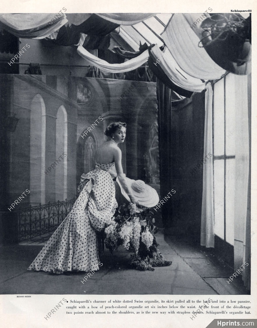 Schiaparelli 1948 Evening Dress, Richard Avedon