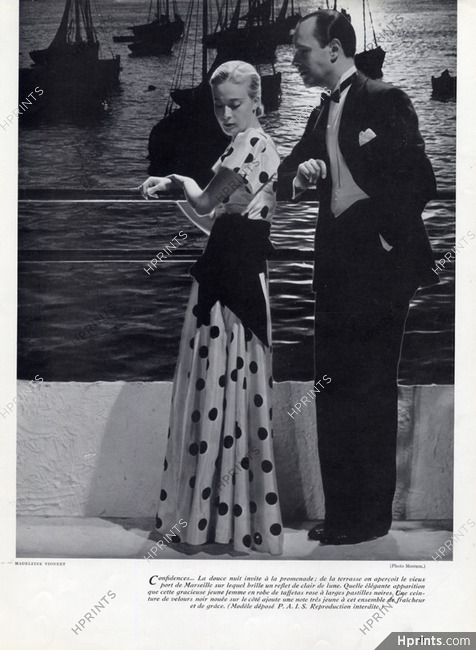 Madeleine Vionnet 1934 Harry Meerson, Fashion Photography