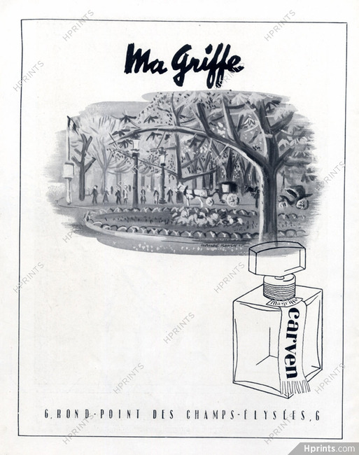 Carven (Perfumes) 1945 Claude Bonin