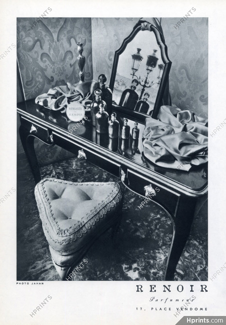 Renoir (Perfumes) 1945 Messager, Photo Jahan