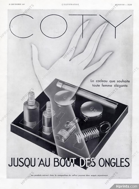 Coty (Cosmetics) 1930