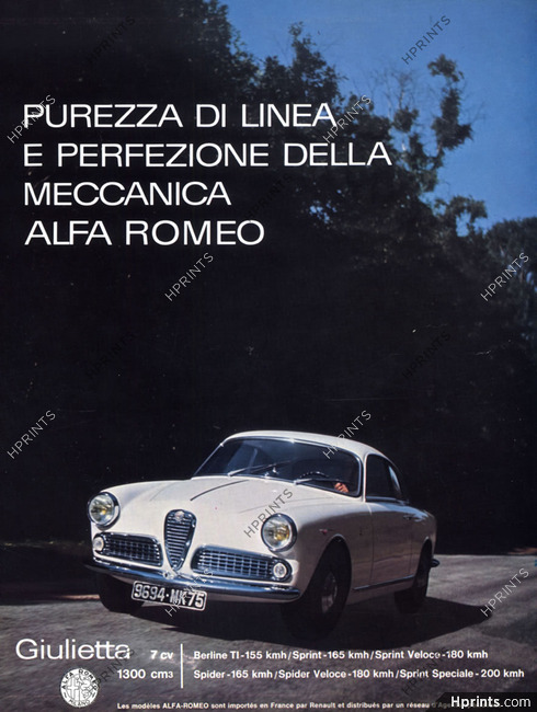 Alfa-Romeo (Cars) 1961 Giulietta