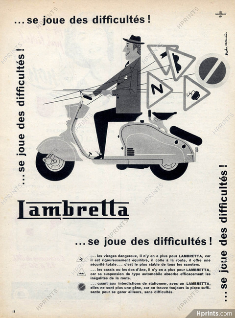 Lambretta 1957 Motor-Scooter