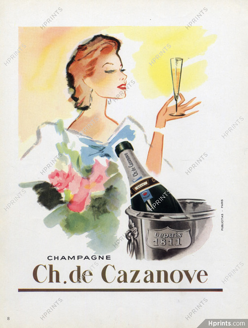 Ch. De Cazanove 1961 Champain