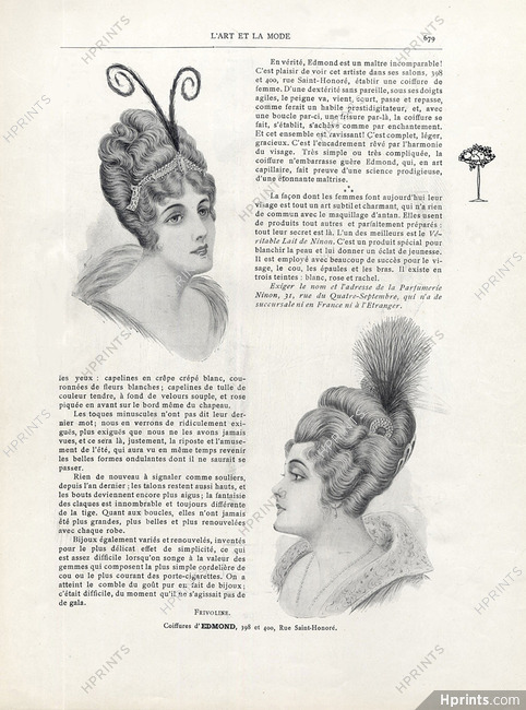 Edmond 1914 Hairstyle