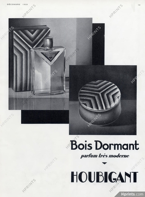 Houbigant 1930 Bois Dormant Art Deco Style