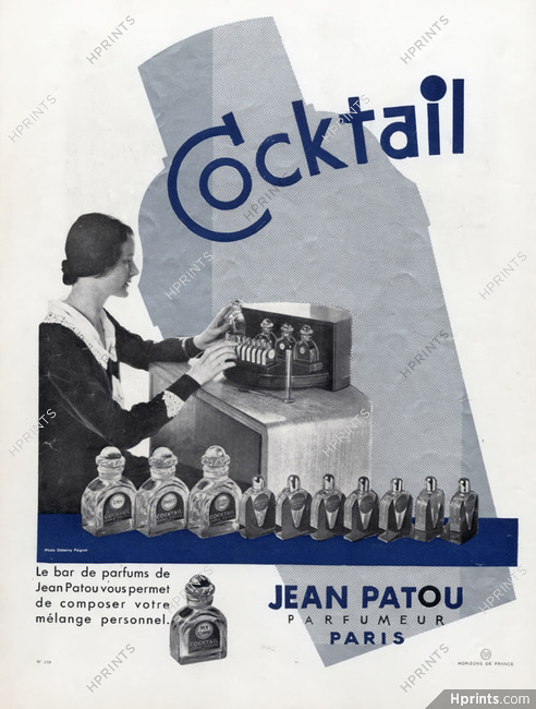 Jean Patou (Perfumes) 1931 Cocktail, Deberny Peignot