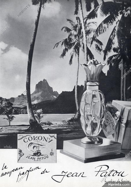 Jean Patou (Perfumes) 1937 Colony, Photo Orlinsky