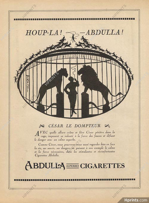 Abdulla 1927 César le Dompteur, Circus