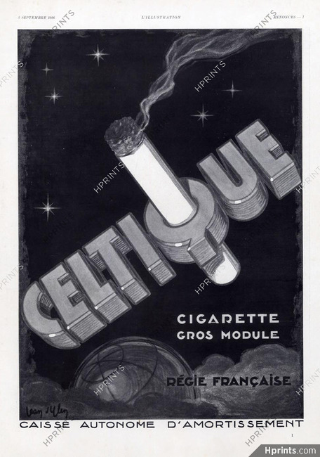 Celtique 1936 Affiche Jean D'Ylen