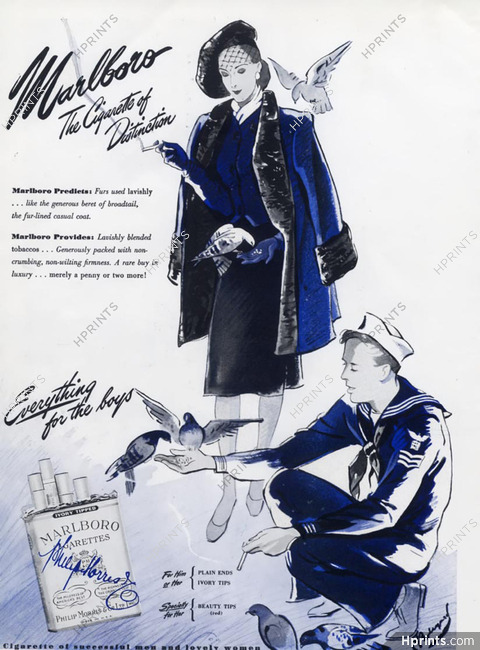 Marlboro 1945 Blue Coat, Sailor, Bodegard