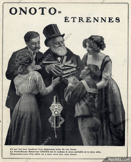 Onoto (Pens) 1910 Etrennes, Ehrmann