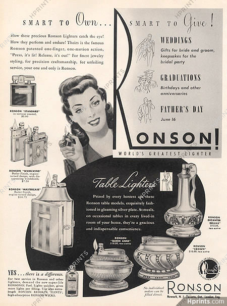 Ronson 1947 Lighters