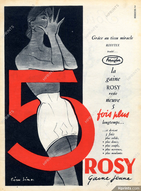 Rosy (Lingerie) 1955 Girdle, Pierre Simon