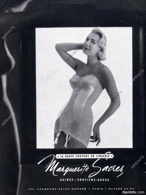 Marguerite Sacrez 1956 Corset Belt Girdle