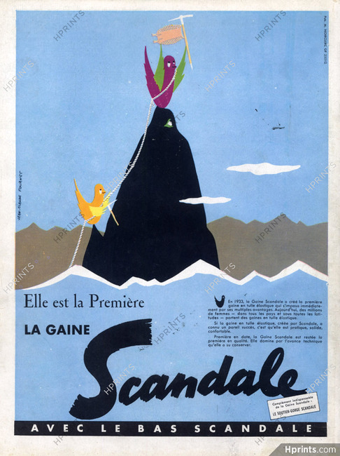 Scandale (Lingerie) 1955 JC.Fournet