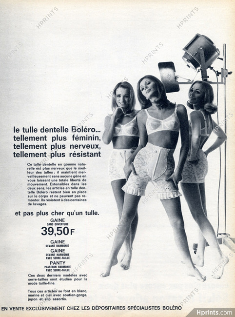 Boléro (Lingerie) 1968 Girdles, Panty Girdle