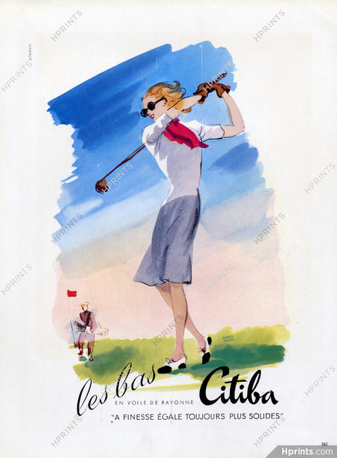 Citiba (Stockings) 1946 Pierre Pagès, Golf