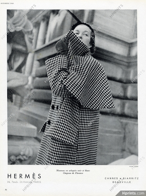 Hermès 1949 Arlequin Coat Fashion Photography