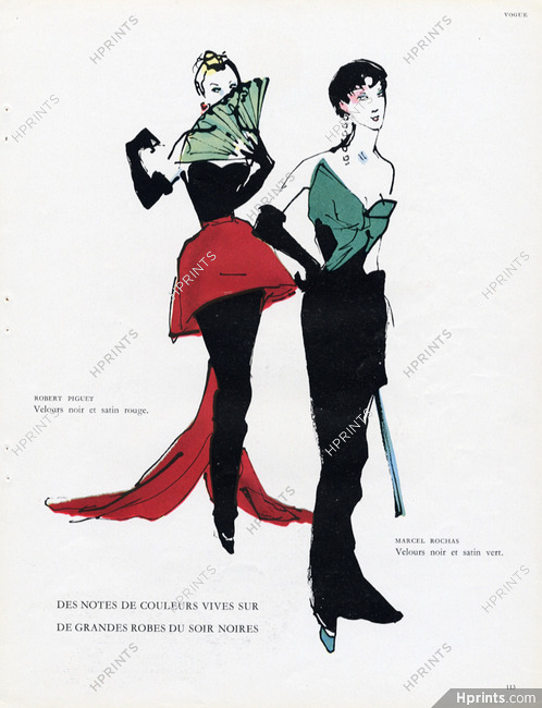 Robert Piguet, Marcel Rochas 1949 Evening Dress, Tom Keogh