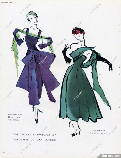 Keogh 1949 Christian Dior & Jeanne Lafaurie