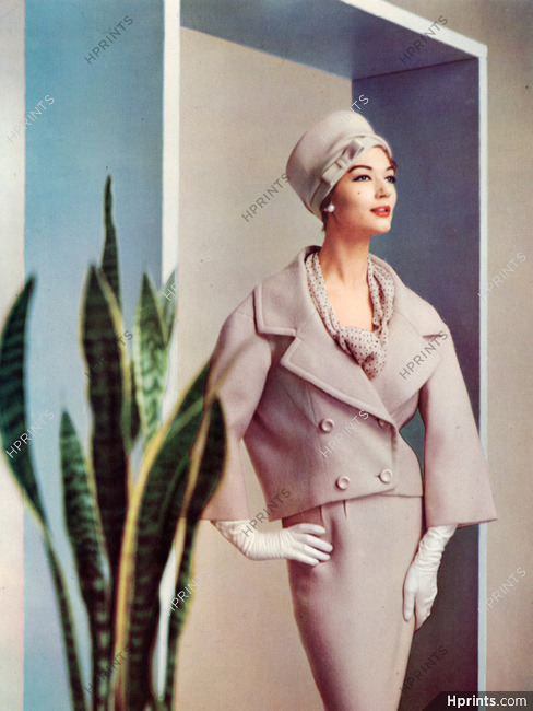 Pierre Balmain 1957 Fashion Photography, Photo Pottier