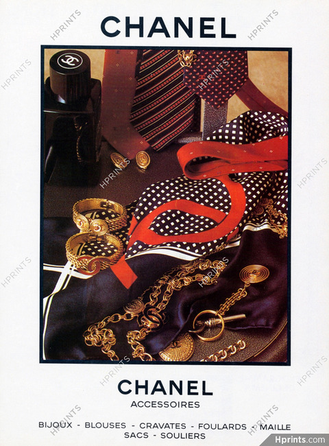 Chanel (Fashion Goods) 1983 Scarf, Tie, Bracelets..