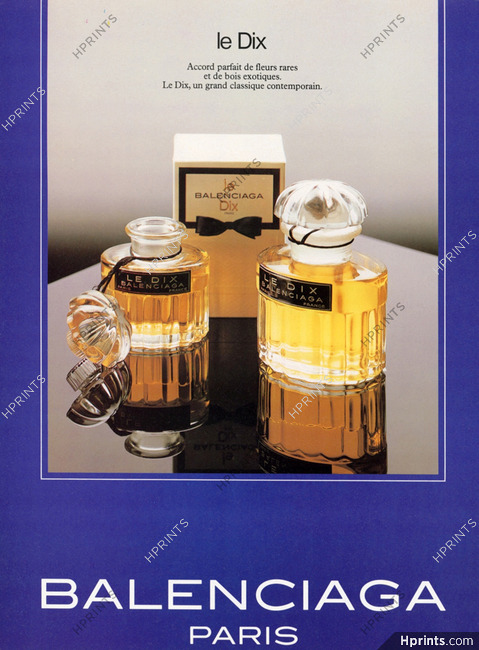 Balenciaga (Perfumes) 1983 Le Dix