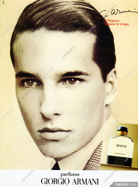 Giorgio Armani (Perfumes) 1987 Man, Portrait — Perfumes