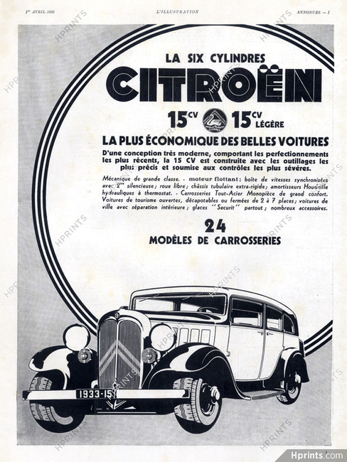 Citroën (Cars) 1933