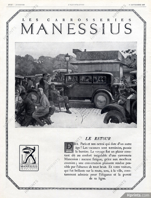 Manessius (Cars) 1928 Léon Fauret