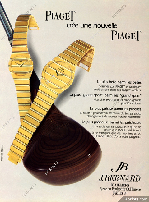 Piaget & J.Bernard 1980 Golf