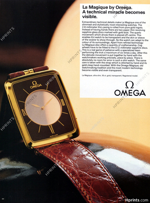 Omega 1981 La Magique, ultra slim