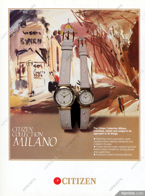Citizen (Watches) 1985 Citizen Collection Milano