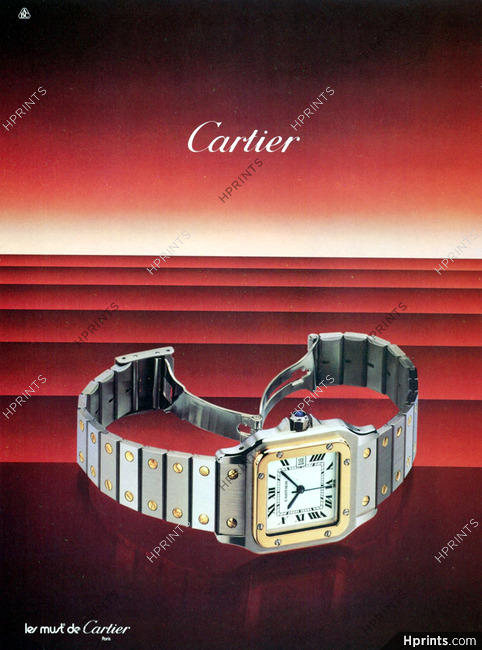 Cartier (Watches) 1986 Santos — Advertisements