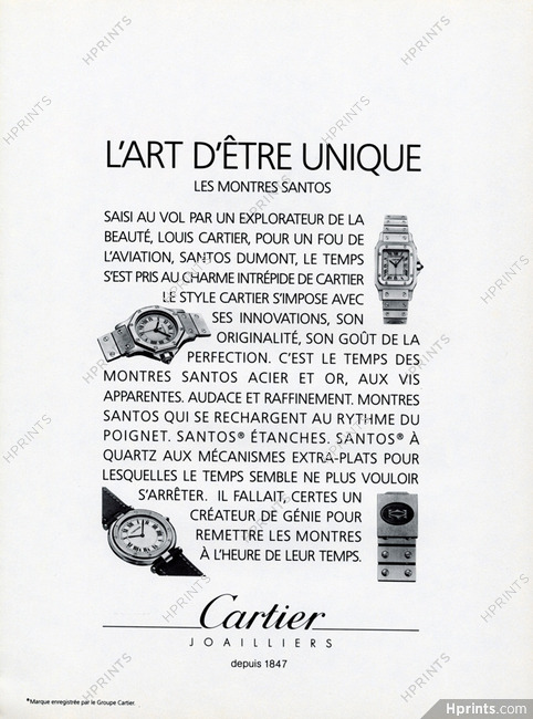 Cartier (Watches) 1986 Les Montres Santos
