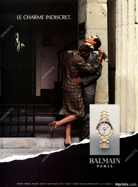 Pierre Balmain (Watches) 1987 — Advertisement