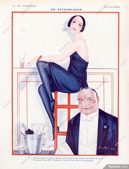 Zaliouk 1921 Un Psychologue, Barman, Sexy Girl