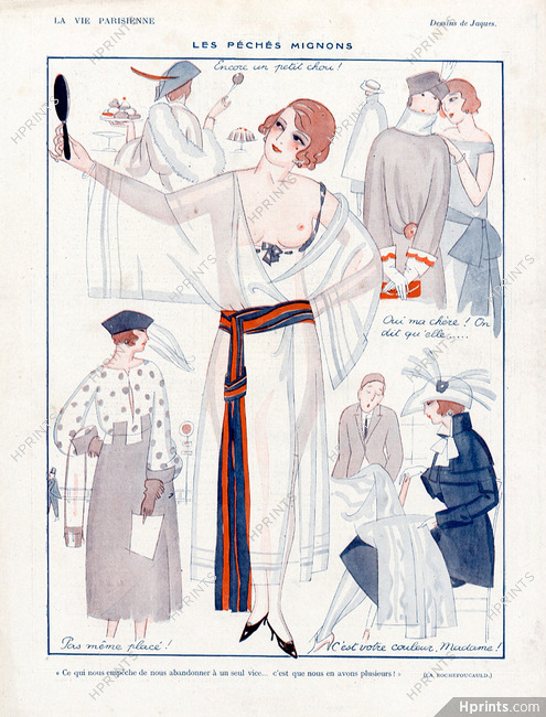 Jaques 1921 Les Péchés Mignons