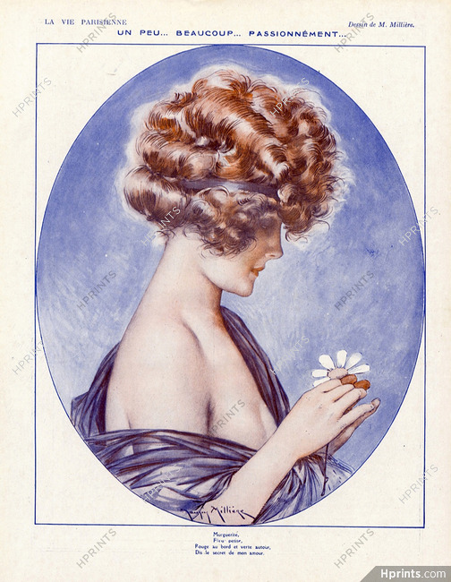 Maurice Millière 1921 Un peu... Beaucoup... Passionnément Portrait