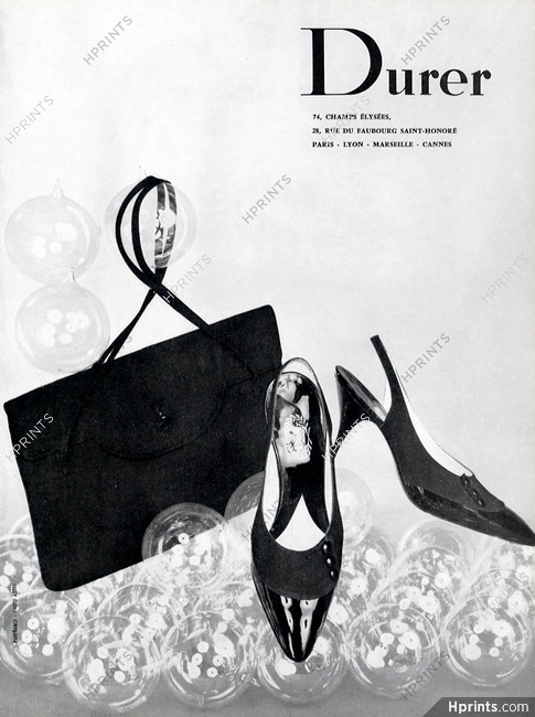 Durer (Shoes) 1962 Handbag, Photo Louis Astre