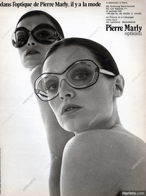 Pierre Marly (Glasses) 1972 Photo Chanloup