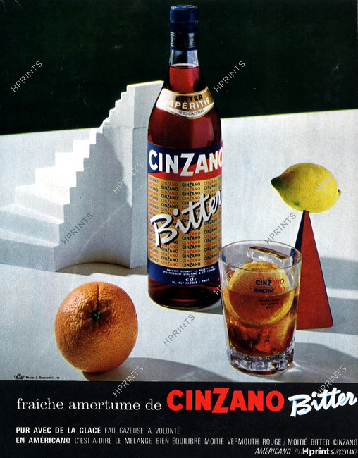 Cinzano Bitter 1965