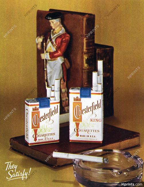 Chesterfield (Cigarettes, Tobacco smoking) 1965