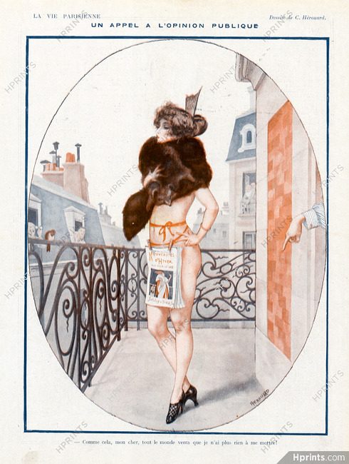 Chéri Hérouard 1921 "Un appel à l'opinion publique" Fox, Fur
